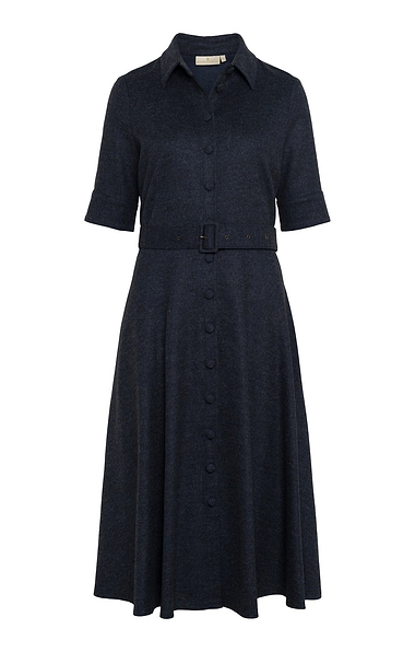 Ladies House of Bruar Merino Flannel Button Dress