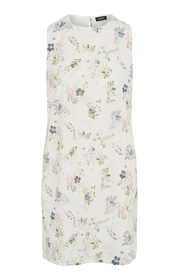 Ladies Pomodoro Broderie Anglaise Shift Dress