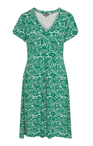 Ladies Print Short Sleeve Dress