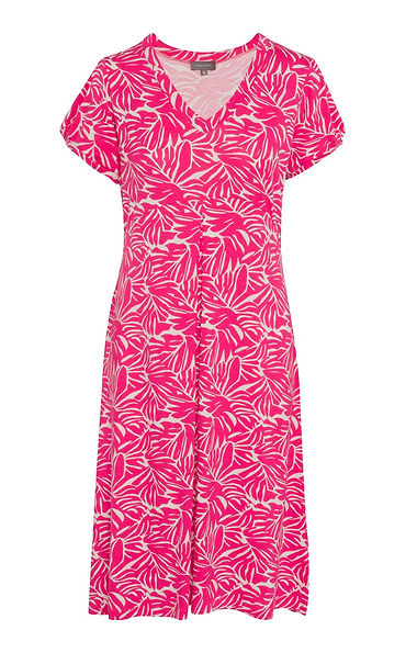 Ladies Print Short Sleeve Dress