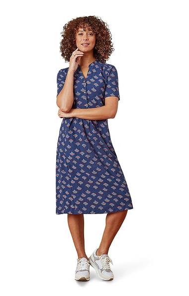 Ladies Adini Kala Shirt-Neck Dress