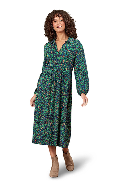 Ladies Adini Kala Leo Shirt-Neck Dress