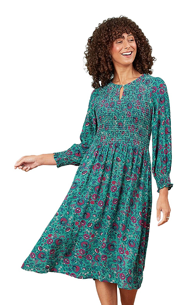 Ladies Adini Gingerella Smock Dress