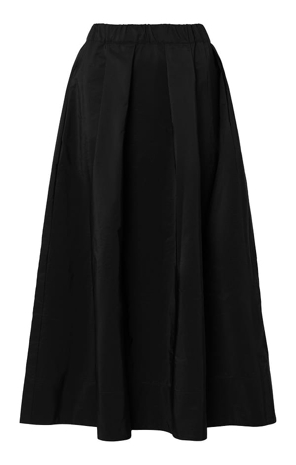 Ladies Taffeta Box Pleat Skirt