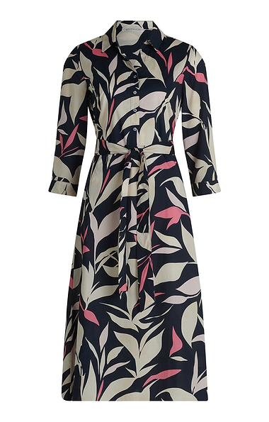 Ladies Betty & Co Abstract Floral Shirt Dress