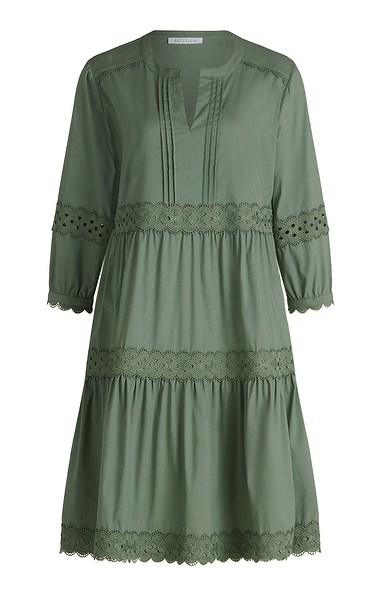 Ladies Betty & Co Scallop Lace Tiered Midi Dress