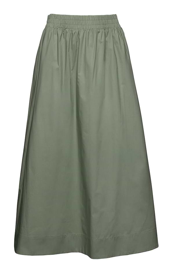 Ladies Cotton Pull On Maxi Skirt