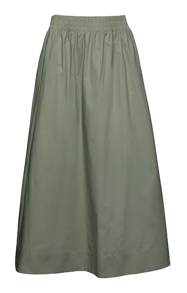 Ladies Cotton Pull On Maxi Skirt