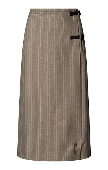 Ladies Chalkstripe Contemporary Kilt