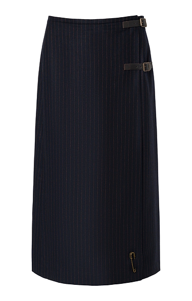 Ladies Chalkstripe Contemporary Kilt