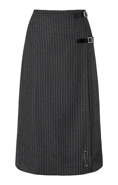Ladies Chalkstripe Contemporary Kilt