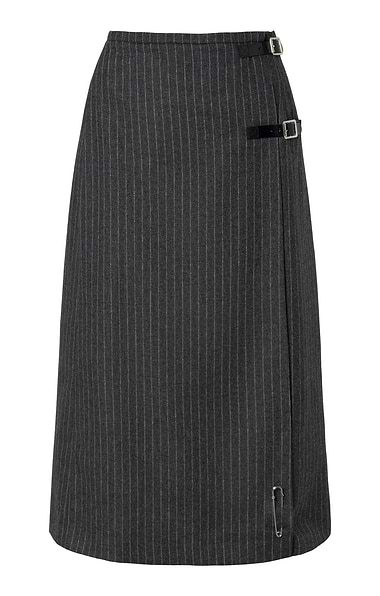 Ladies Chalkstripe Contemporary Kilt