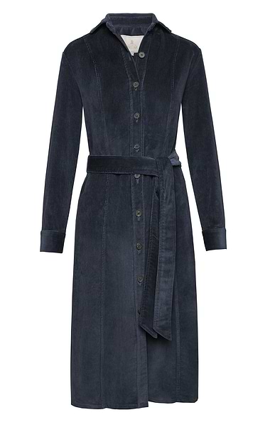 Ladies Cord Shirtwaister Dress