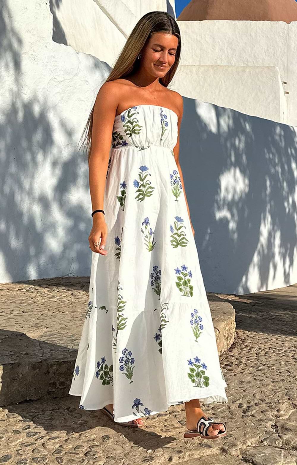 Female House Frock YOZLY House Dress Womens Short Sleeve Housecoat