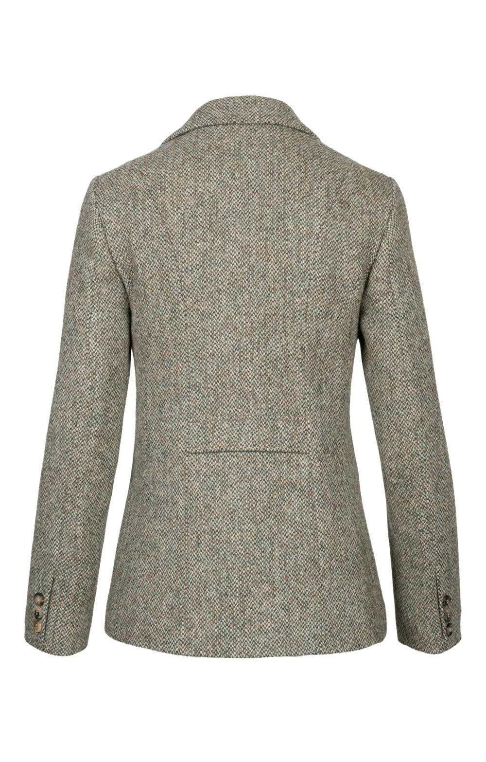 Ladies Peplum Jacket, Green - House of Bruar