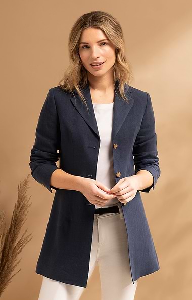 Ladies Linen Newbury Jacket