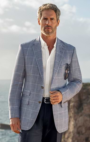Men's House of Bruar Classic Linen Jacket