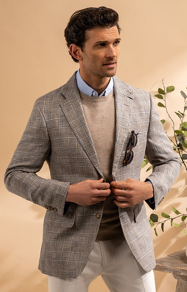 Men's House of Bruar Classic Linen Jacket