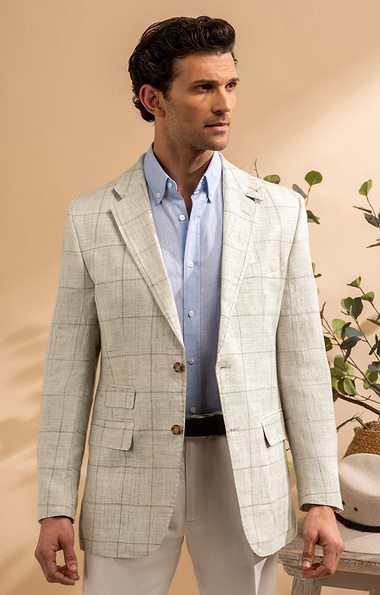 Men's House of Bruar Classic Linen Jacket