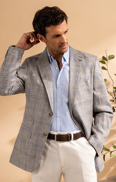 Men's House of Bruar Classic Linen Jacket