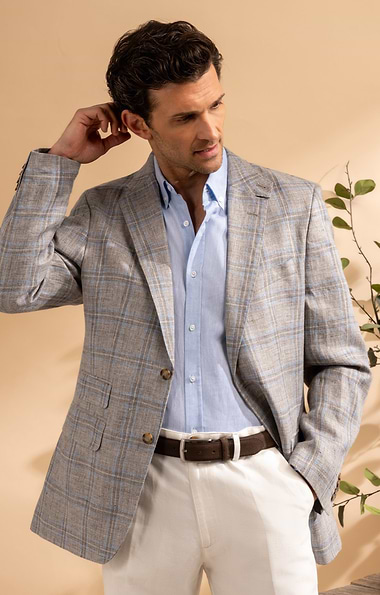 Men's House of Bruar Classic Linen Jacket