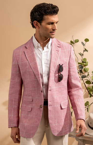 Men's House of Bruar Classic Linen Jacket