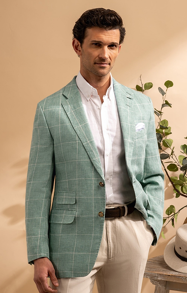 Men's House of Bruar Classic Linen Jacket