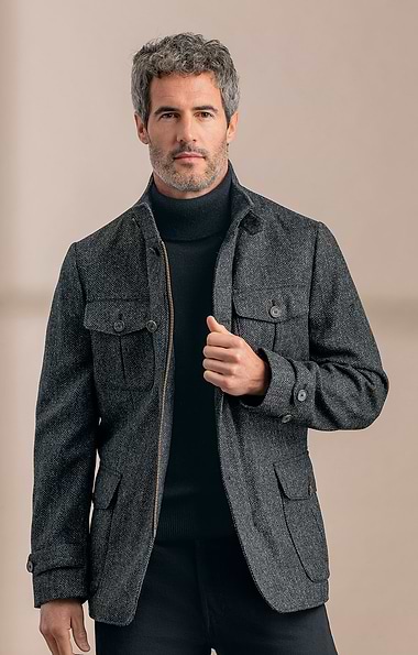 Men's British Tweed Tracker Jacket