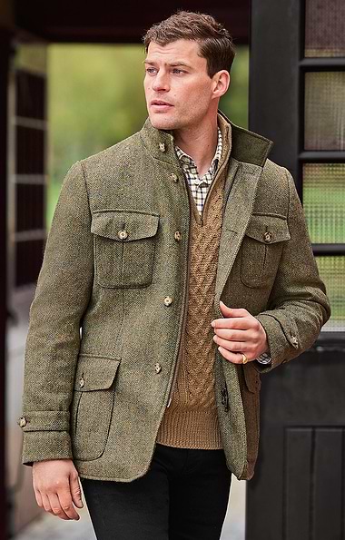 Men's British Tweed Tracker Jacket