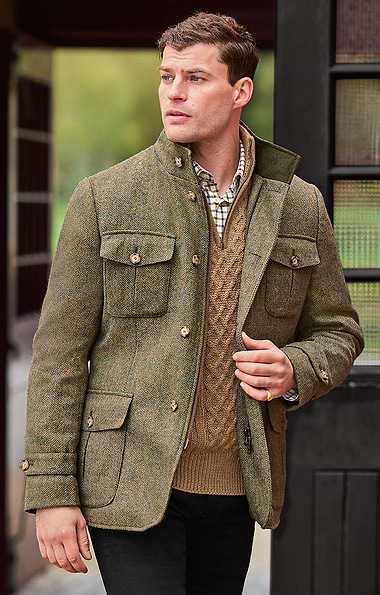 Men's British Tweed Tracker Jacket