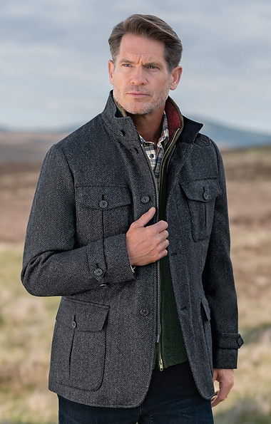 Men's British Tweed Tracker Jacket