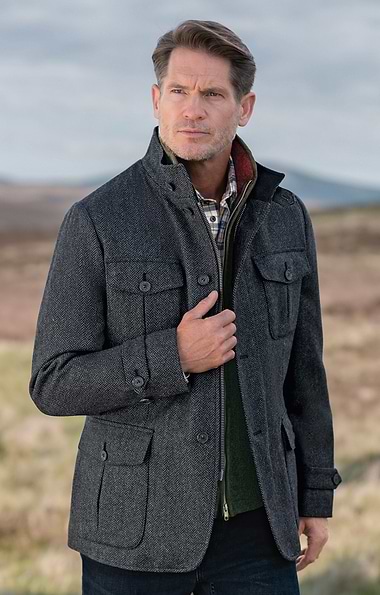 Men's British Tweed Tracker Jacket
