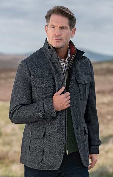 Men's British Tweed Tracker Jacket