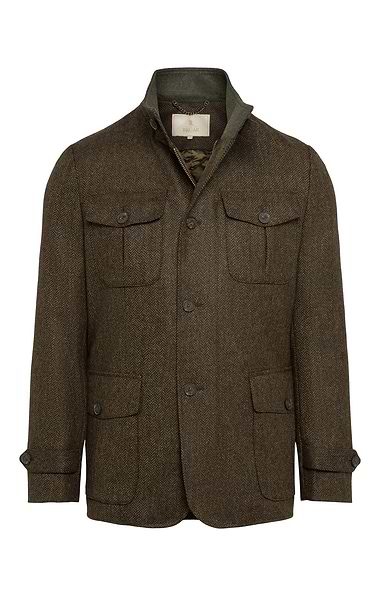 Men's British Tweed Tracker Jacket
