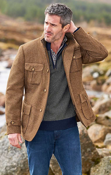 Men's British Tweed Tracker Jacket