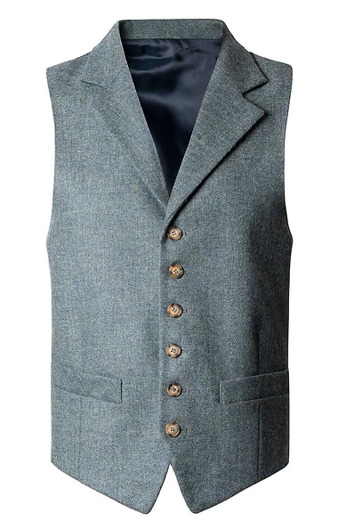 Men's Single Breasted Kilt Waistcoat