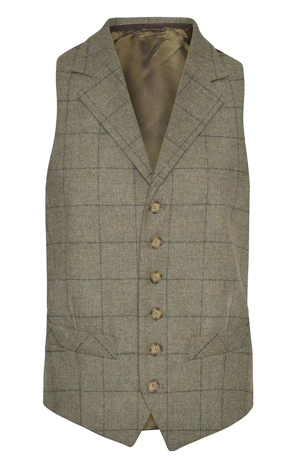 Men's Single Breasted Kilt Waistcoat