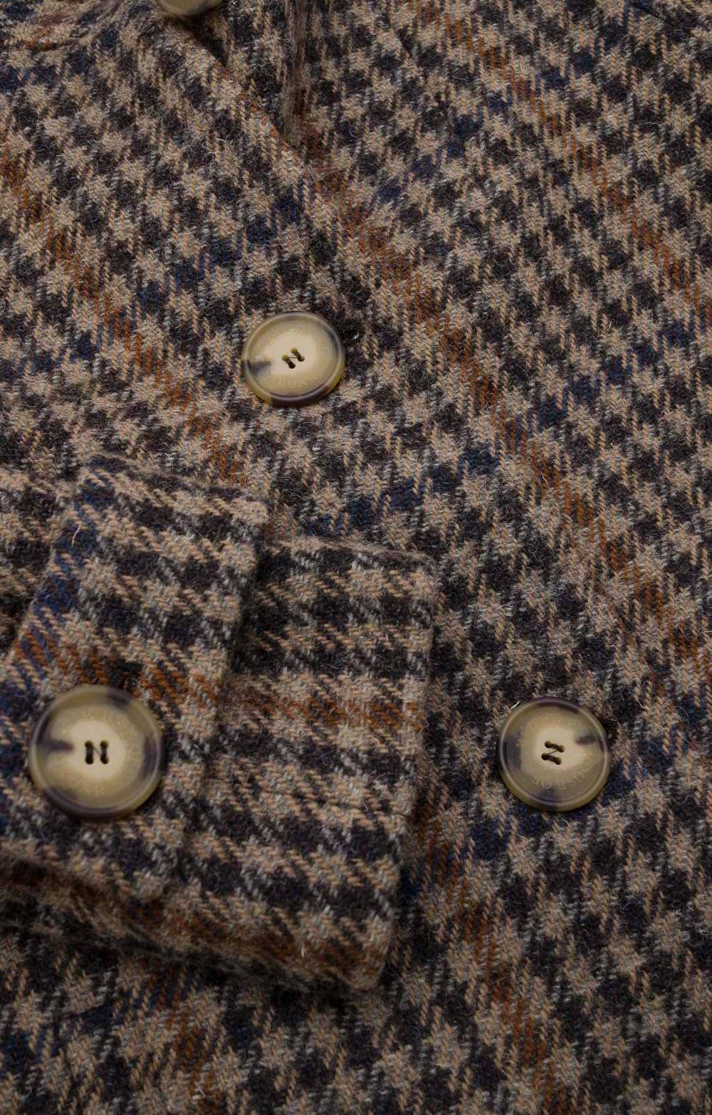 Ladies Harris Tweed® Charlotte Coat, Brown - House of Bruar