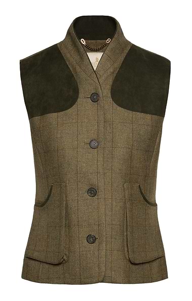 Ladies House of Bruar Saxony Tweed Sporting Waistcoat
