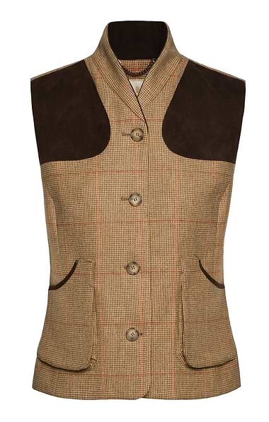 Ladies House of Bruar Saxony Tweed Sporting Waistcoat