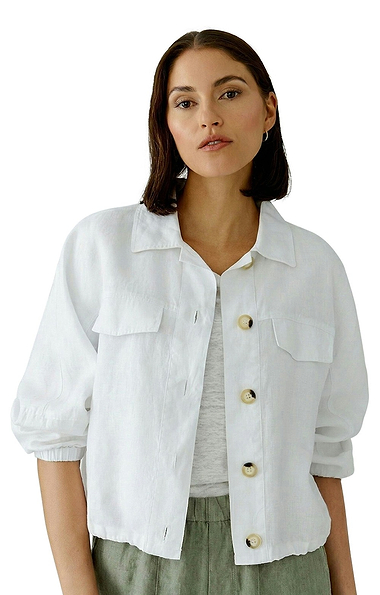 Ladies Oui Linen Jacket