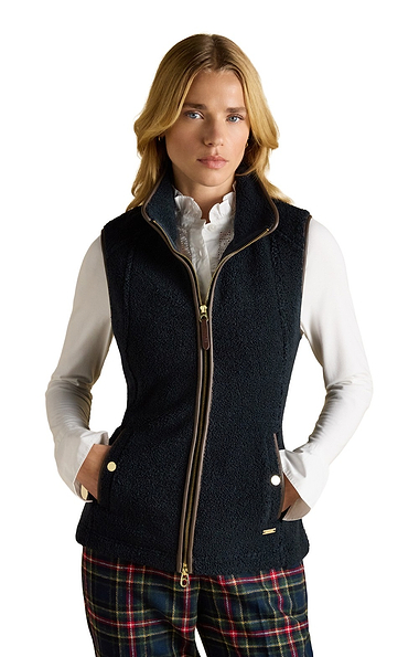 Ladies Joules Heritage Borg Gilet