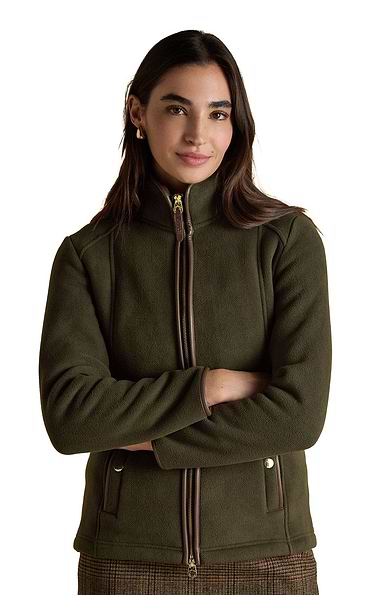 Ladies Joules Heritage Regular Zip Through Fleece
