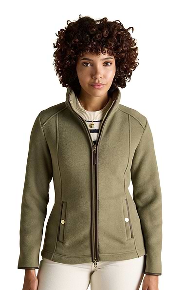 Ladies Joules Heritage Regular Zip Through Fleece