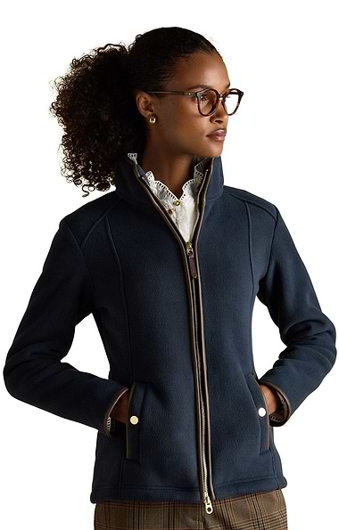 Ladies Joules Heritage Regular Zip Through Fleece