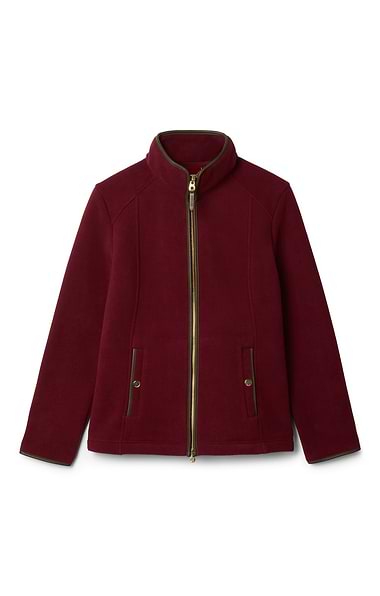 Ladies Joules Heritage Regular Zip Through Fleece