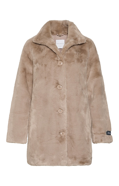 Ladies 3/4 Faux Fur Coat