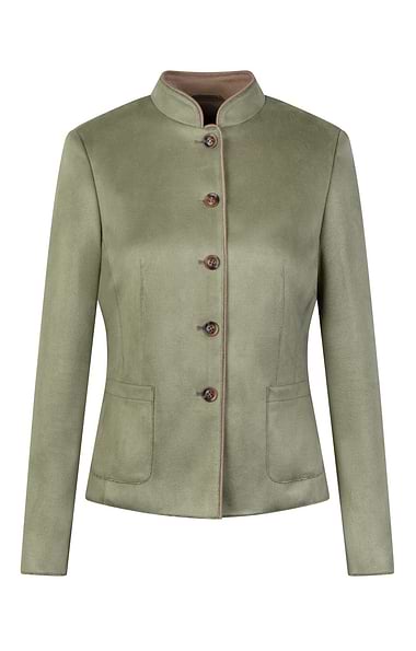 Ladies Faux Suede Tailored Jacket