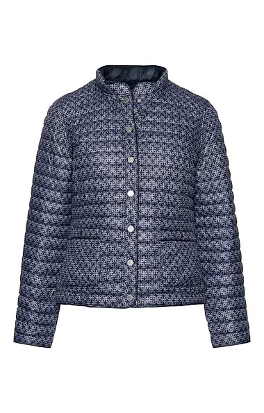 Ladies Reversible Geometric Quilted Jacket