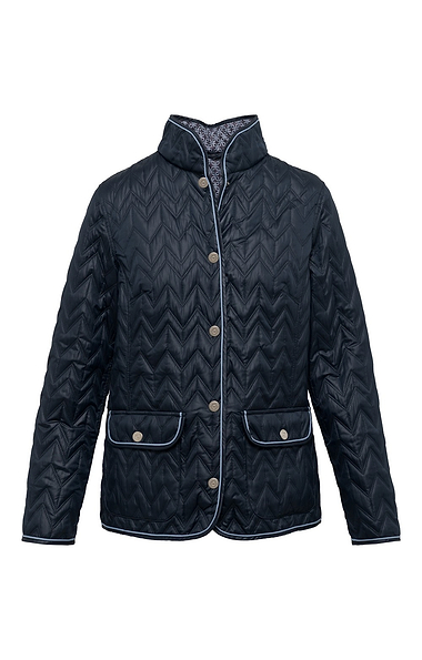Ladies Country Chevron Quilted Jacket